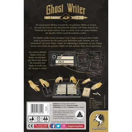 Pegasus Spiele Ghost Writer