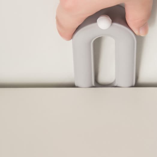 Minimalistisk dørstopper
