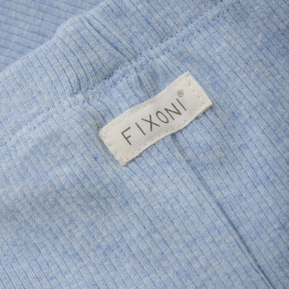 Køb FIXONI Blue Fog Melange Leggings Mélange Rib