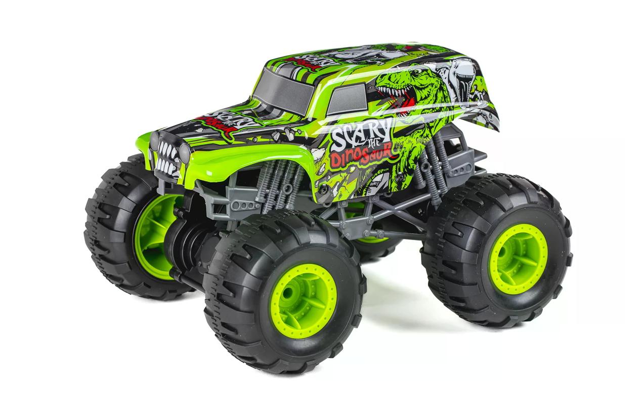 Monster Truck Scary Monster Gyro & Sound, Grün, 1:124WD RC Monstertruck für Kinder ab 8 Jahren
