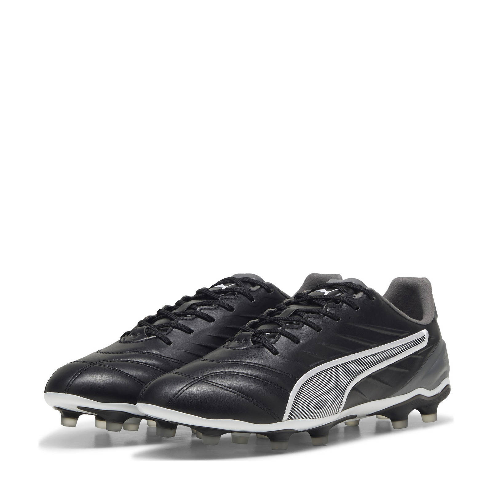 Puma King Pro  senior voetbalschoenen  zwart/wit/antraciet