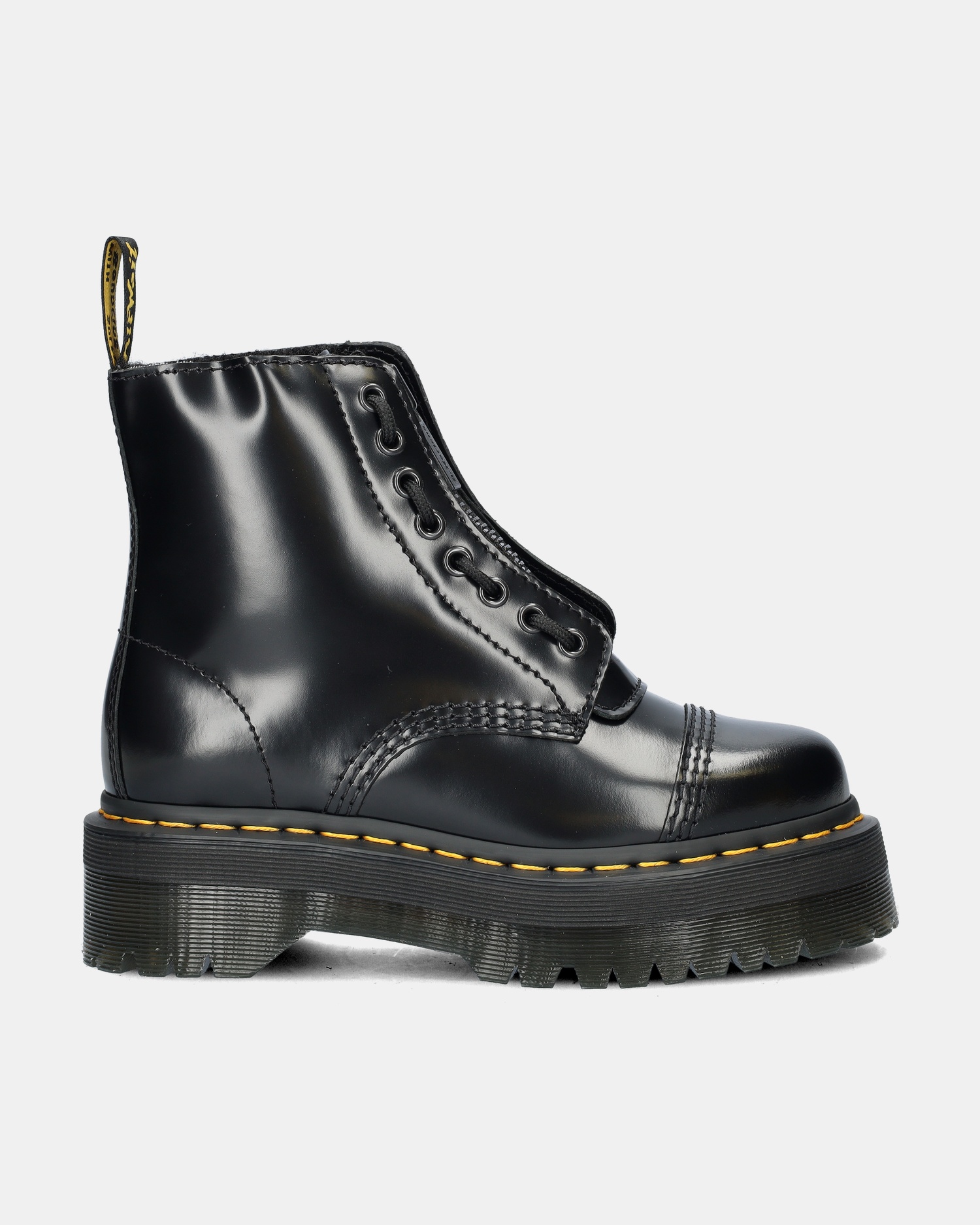 Dr. Martens Sinclair Fur Veterboots  - zwart