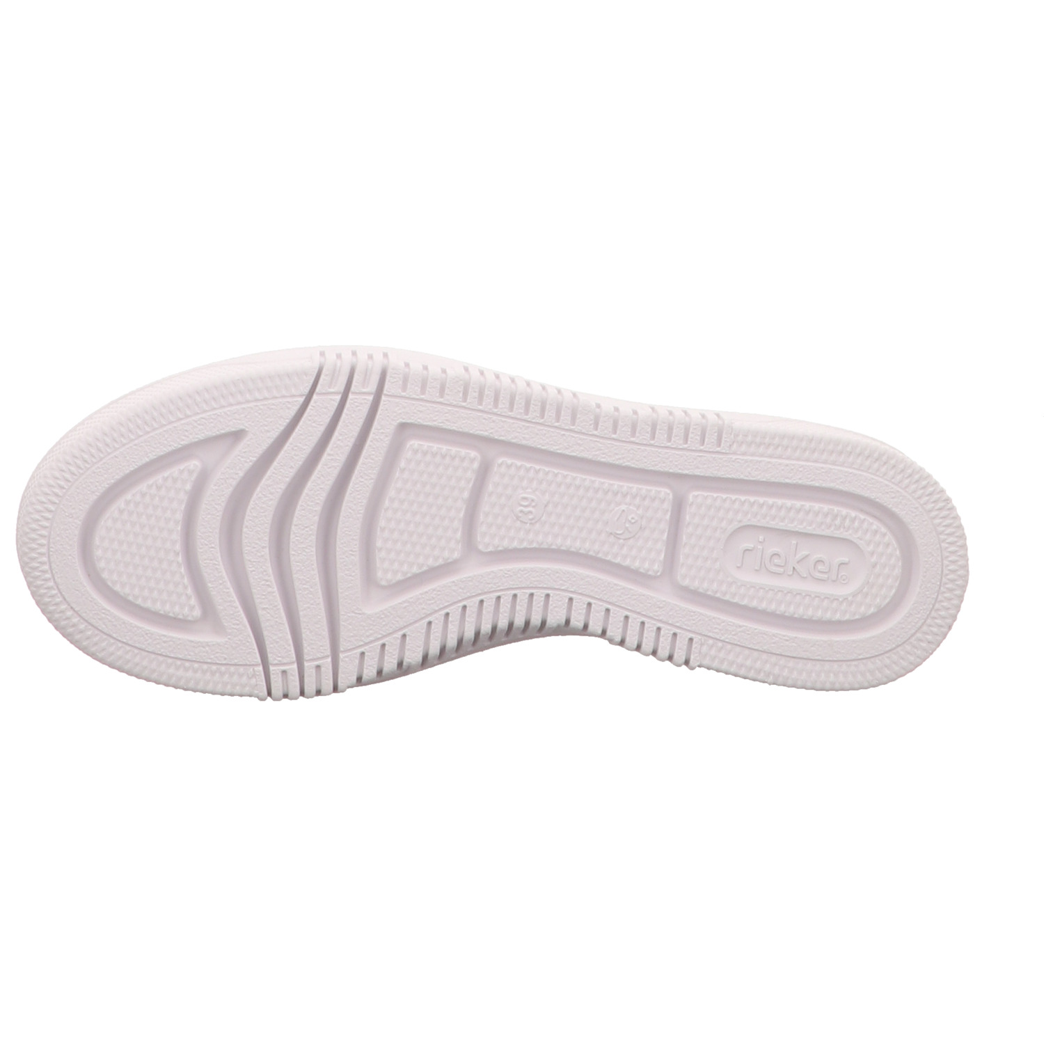 Rieker Schnürhalbschuh weiß weiss/weiss kombi