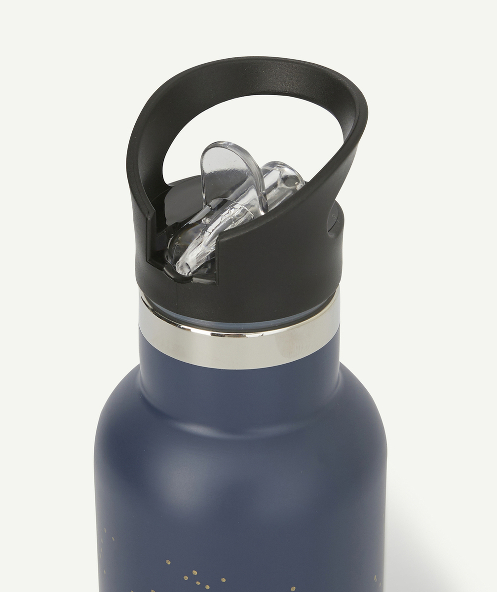FRESKGOURDE BLEU NUIT À POIS COULEUR DORÉE 350ML ENFANT