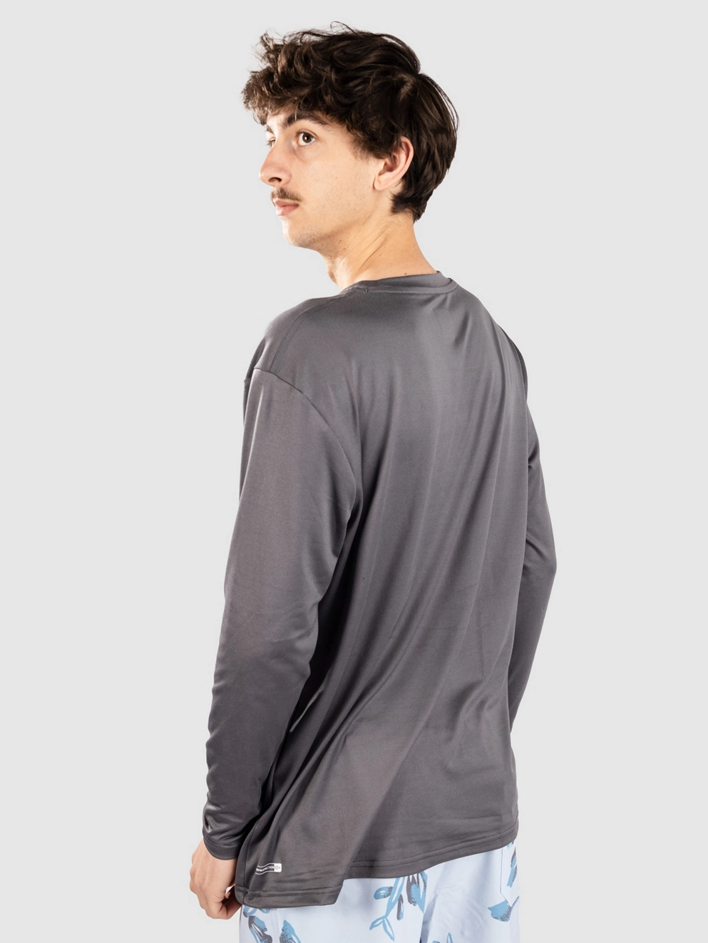 Quiksilver DNA Bubble Logo Longsleeve Lycra iron gate