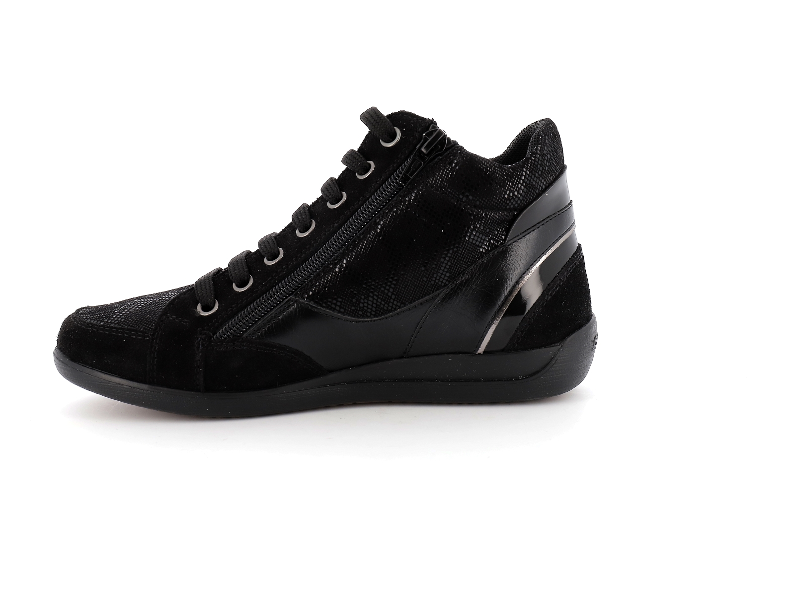 Geox-D MYRIA-D1668A Matières combinées Noir