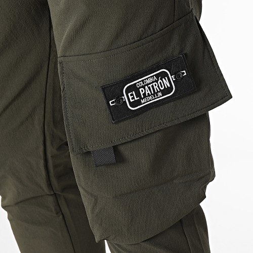 Pantalon Cargo Vert Kaki Foncé