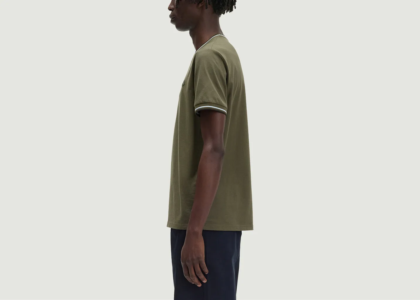 T-shirt à double liseré Fred Perry
