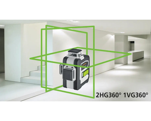 Kruislijnlaser Laserliner CompactPlane-Laser 3G Set 150