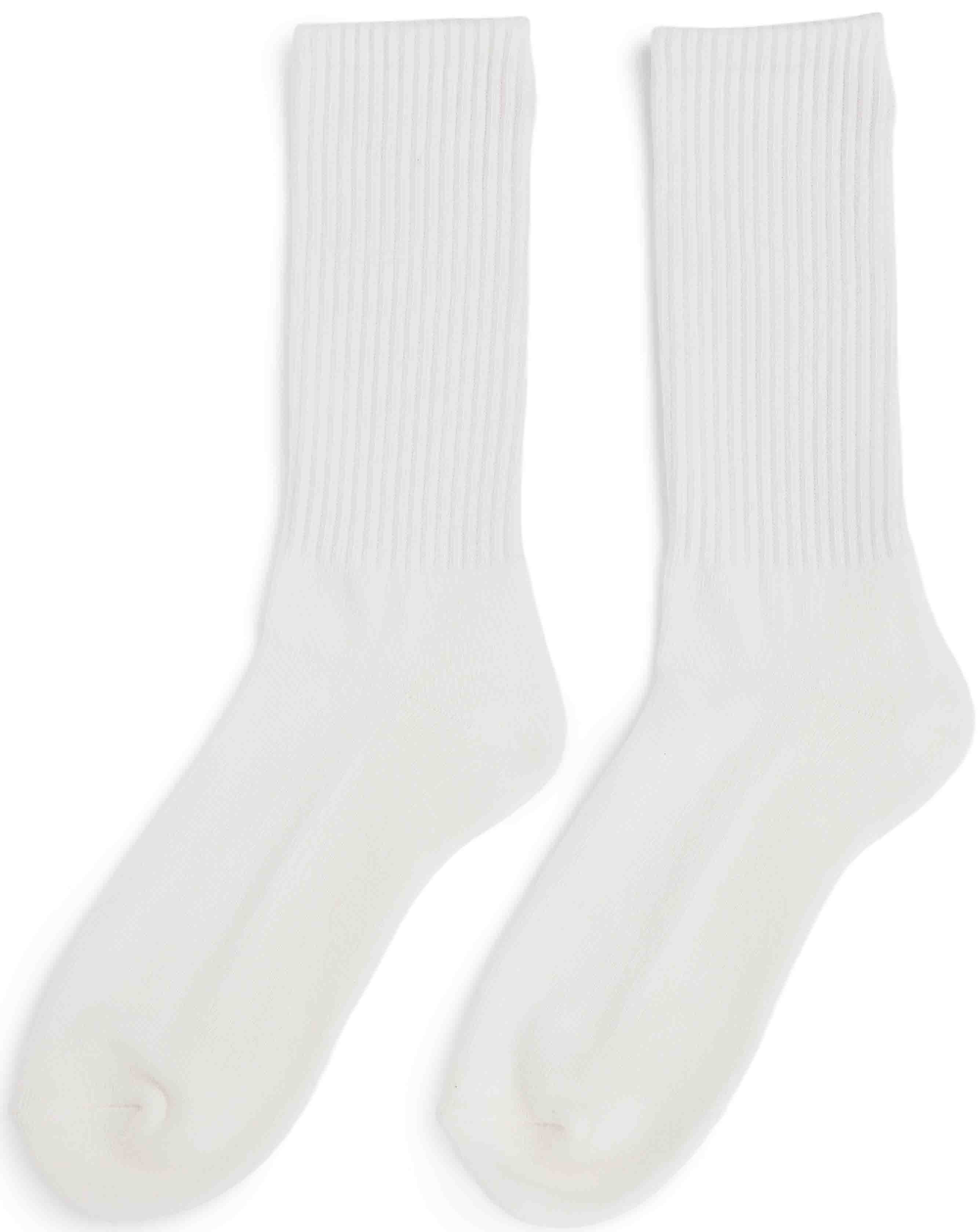 Oslo Crew Socks 005/White/White