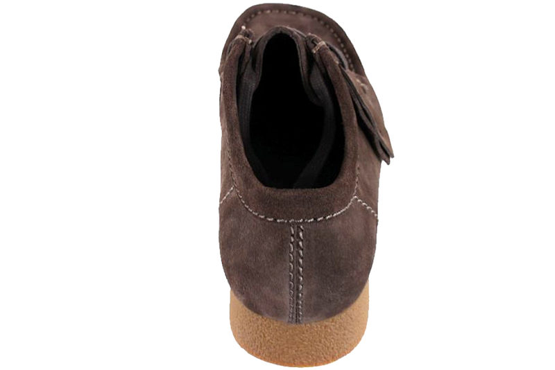 CLARKS WALLABEE EVO G SKO I MØRKEBRUNT SKIND