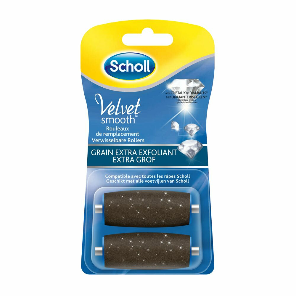 Scholl Velvet Smooth Express Pedi Extra Grof Navulling2 stuks