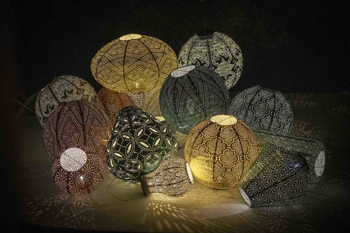 Lumiz solar lampion koper D 20 H 18 cm