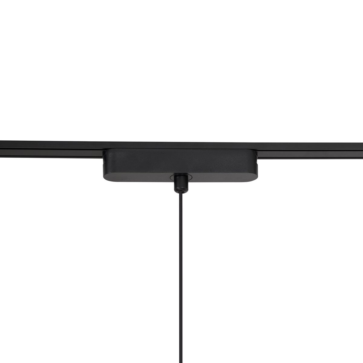 Modern railsysteem met 6 hanglampen zwart 1-fase - Magnetic Cassie