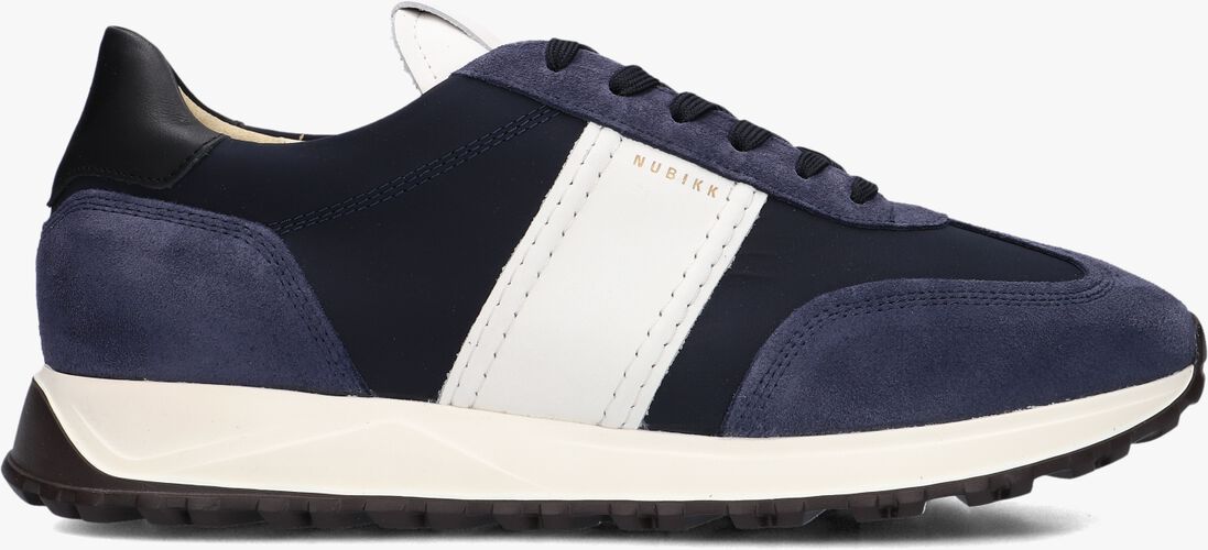 blauwe nubikk lage sneakers glen hendrix