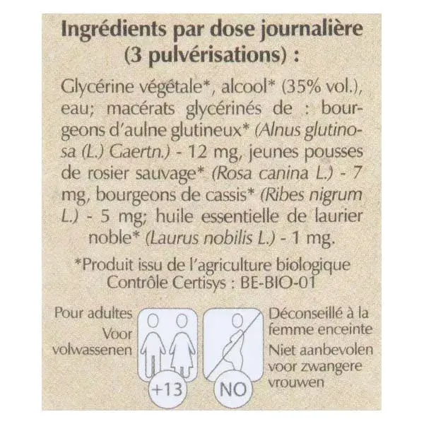 Herbalgem Complexe de Gemmothérapie Midogem Forte Circulation Cérébrale Bio 15ml