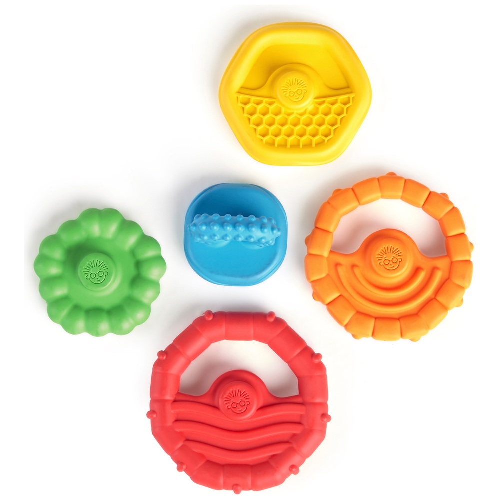 Baby Einstein Stack & Teethe Beißring mit verschiedenen Texturen