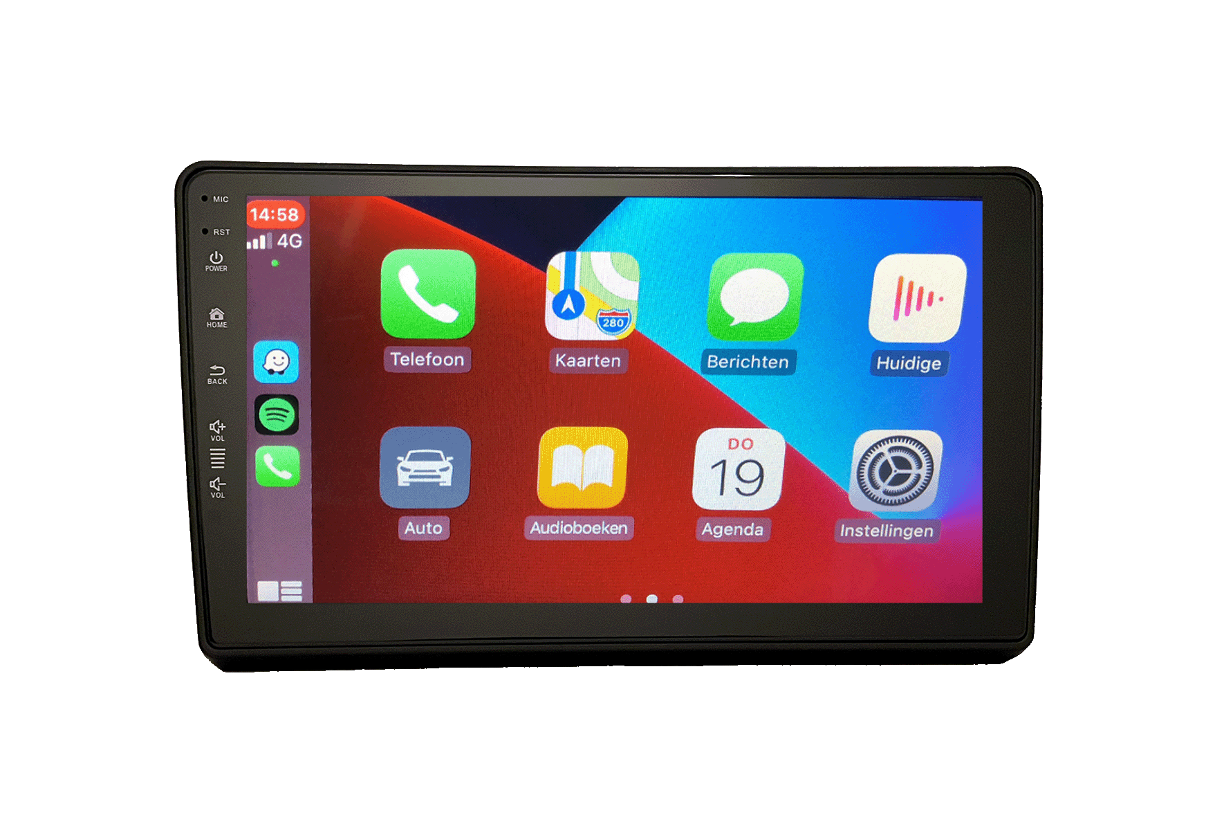BergGPS FD-9000 9-inch Fiat Ducato Radio camper navigatie