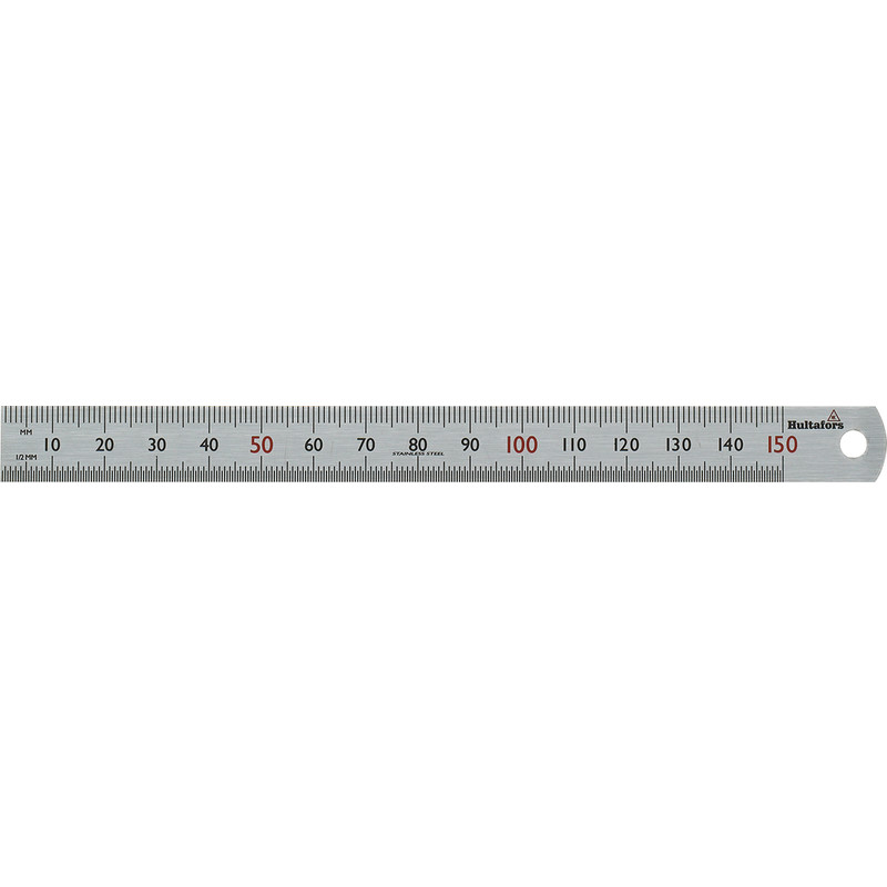 Hultafors RVS liniaal 150mm