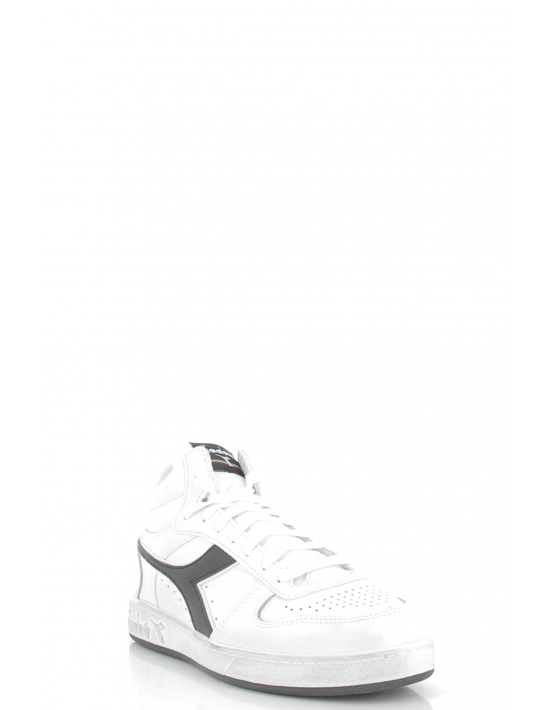 diadora Sneakers homme magic icona cuir blanc/noir