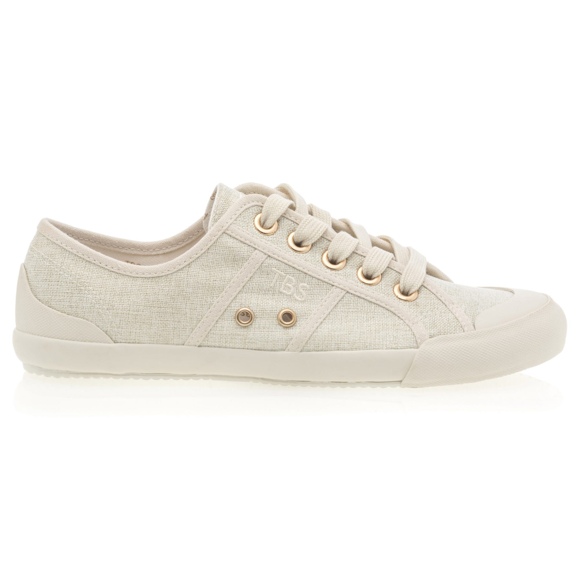 Baskets en toile Femme beige