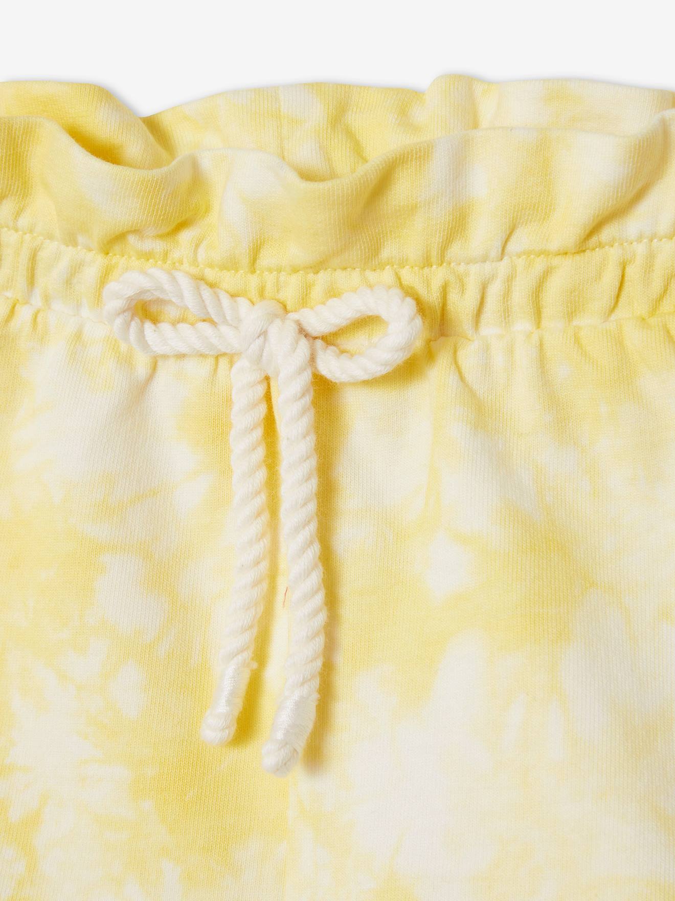 Vestido curto de lã polar tie-dye para bebê, tamanho médio, liso rosa.