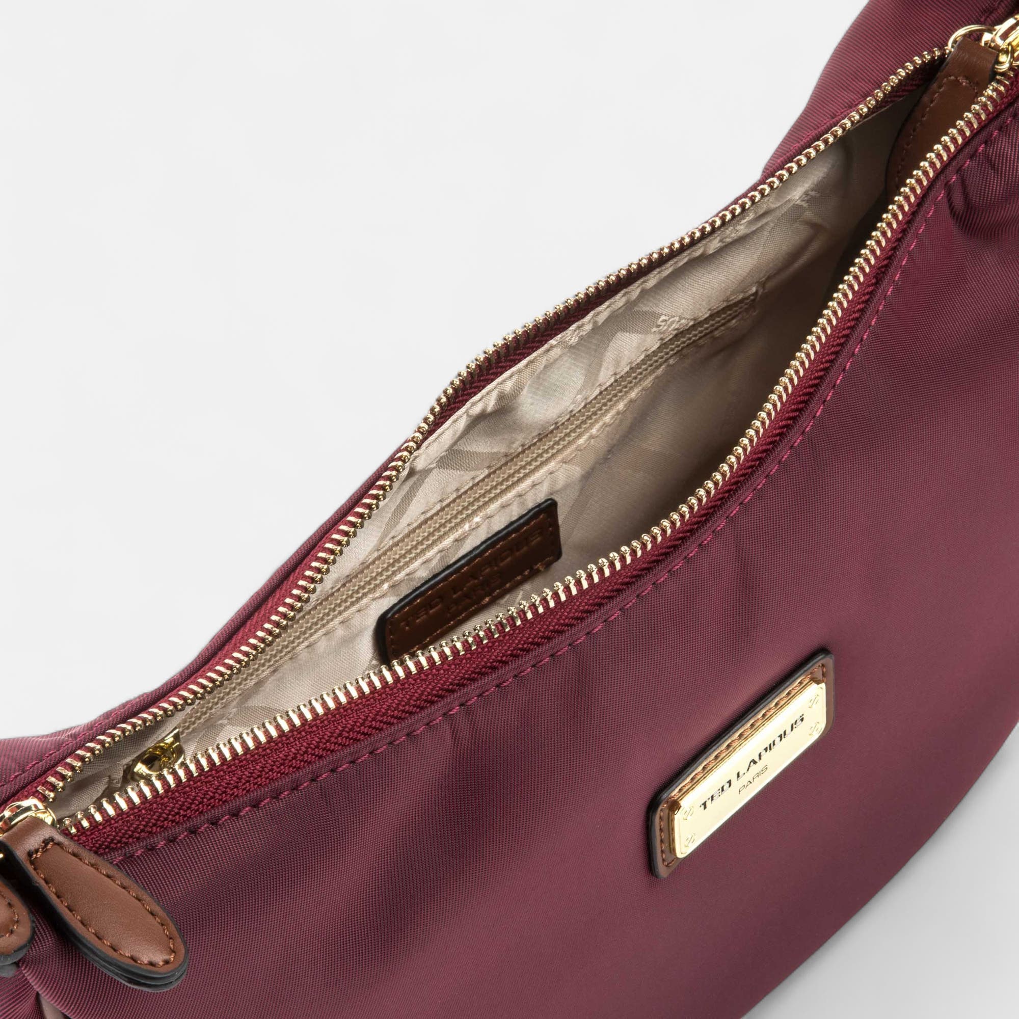 Sac bandoulière bordeaux