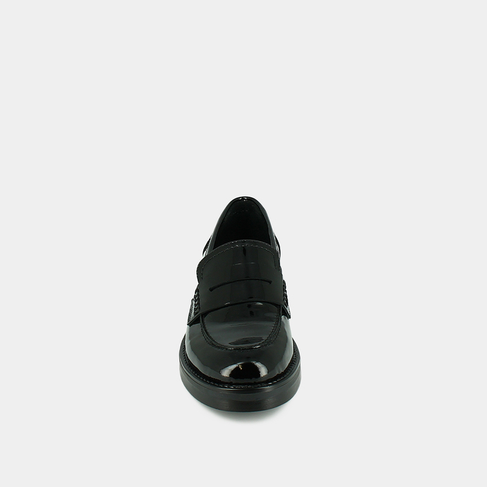 Mocassins  en vernis noir