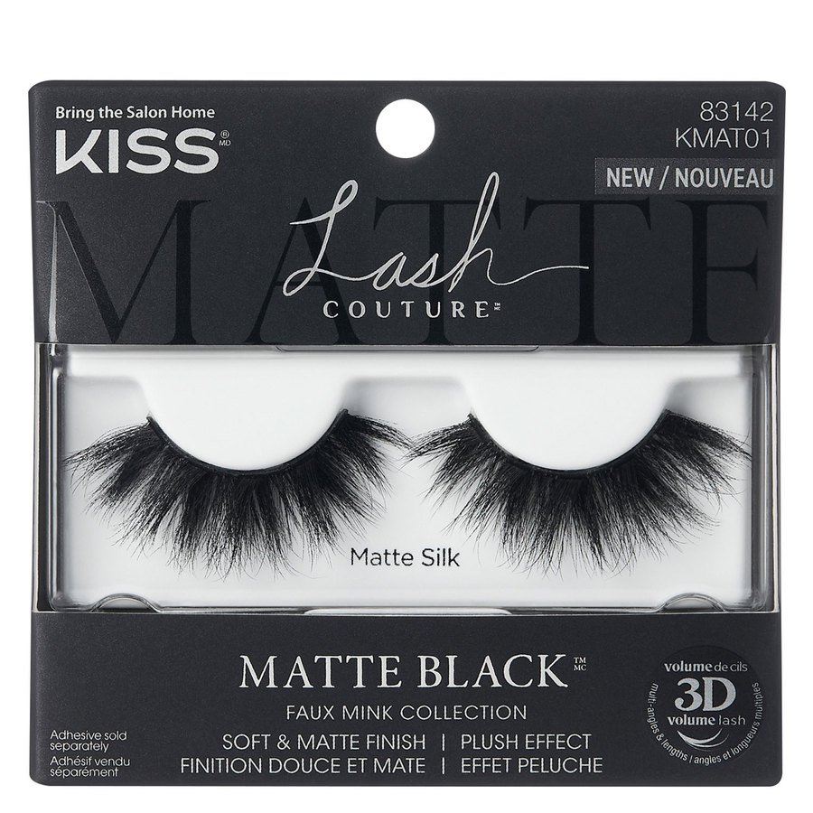 KISS 3D Matte Faux Mink Collection Silk 1pair
