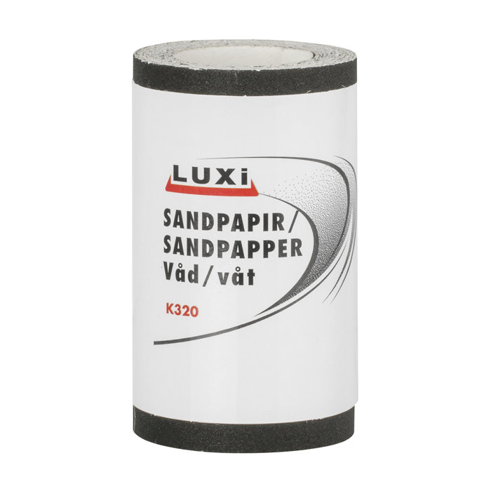 Sandpapir wet korn 320 - 93 mm x 5 m - Luxi