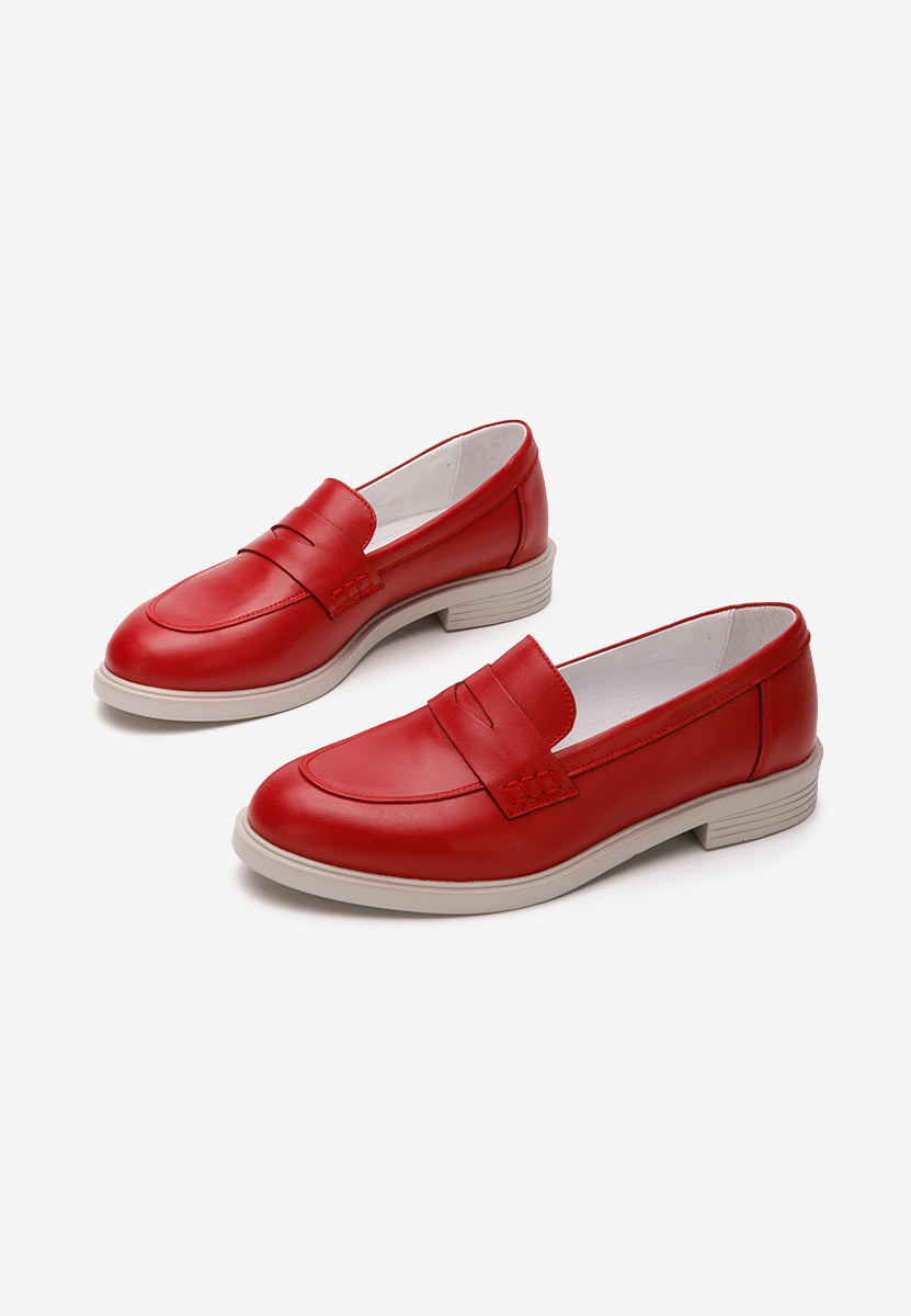 Loafers femme rouges Zalaya