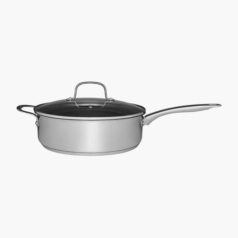 Traktørpanne med lokk, 26 cm