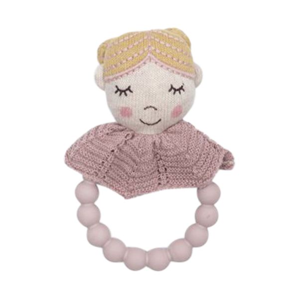 Smallstuff Rammelaar Doll Met Bijtring Powder
