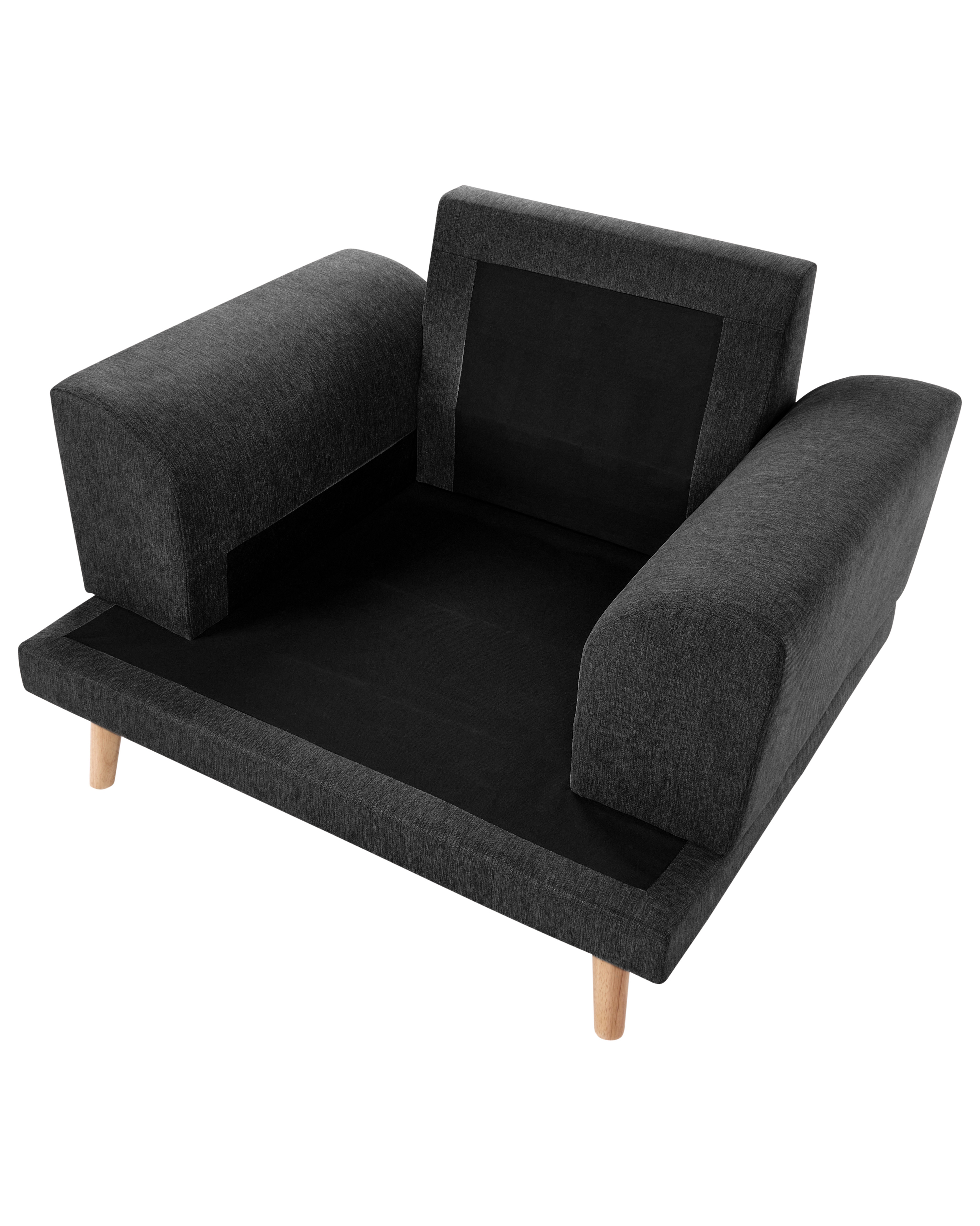 Fauteuil KILDAL Stof Zwart
