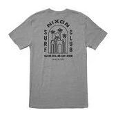 Tee-shirt Nixon Temple Gris