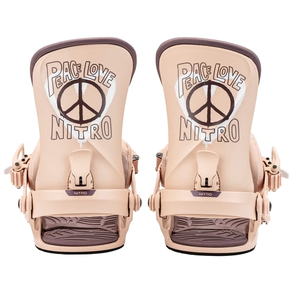 Fixation snowboard NITRO COSMIC W PEACE LOVE