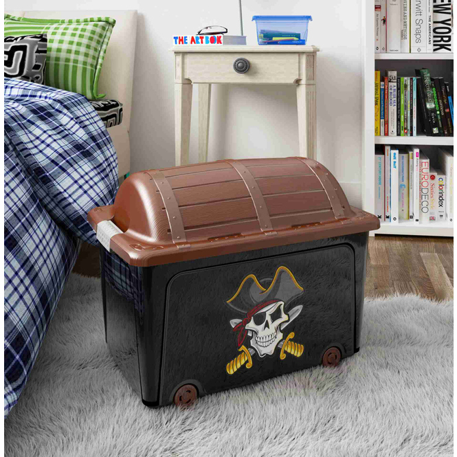 KIS - Ordnungsbox - Schatzkiste Pirat - 50L