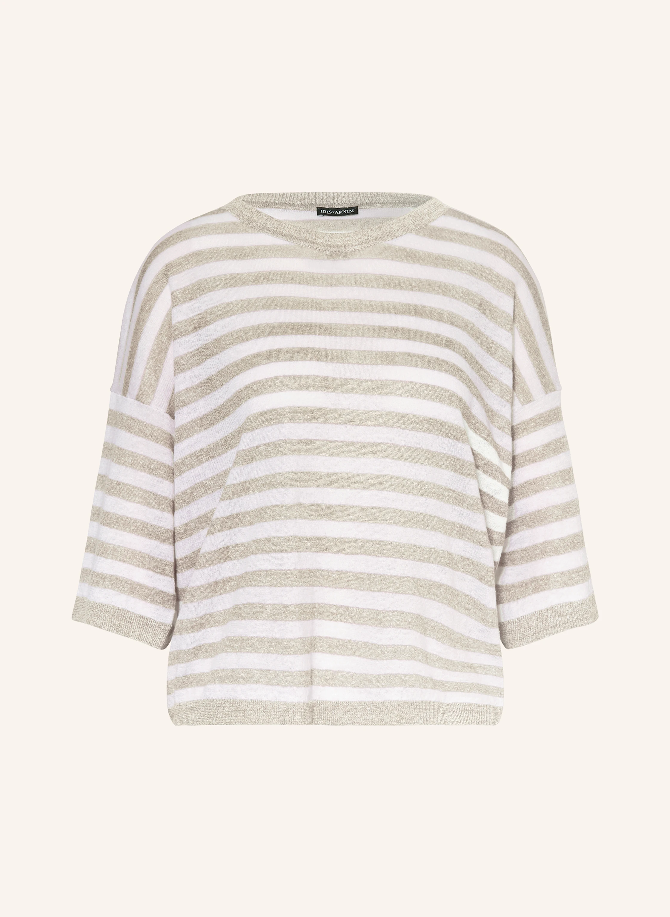 IRIS von ARNIM Strickshirt VENERA mit Leinen