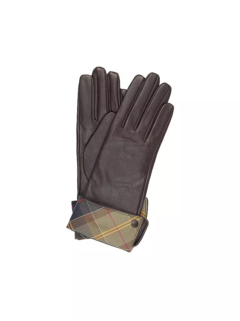 BARBOUR Lederhandschuhe  LADY JANE braun