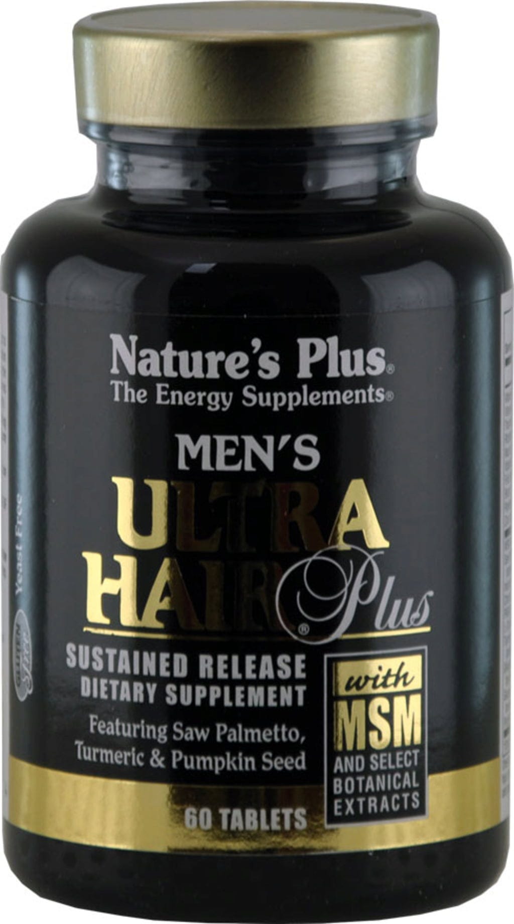NaturesPlus  Men's Ultra Hair Plus S/R, 60 Tabletten