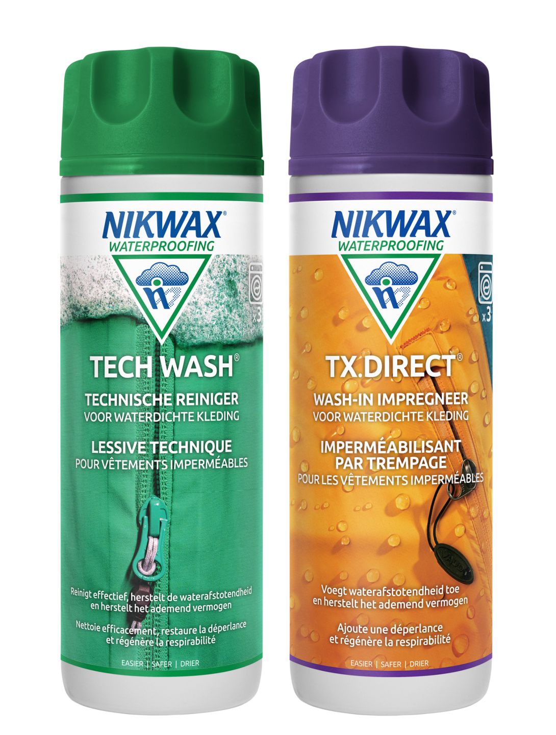 Twin 300ml Tech wash en Tx direct was- & impregneermiddel unisex
