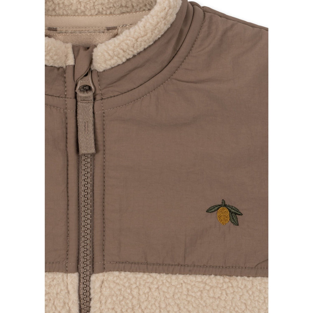 Køb Konges Sløjd Oxford Tan Flynn Fleece Jakke Grs