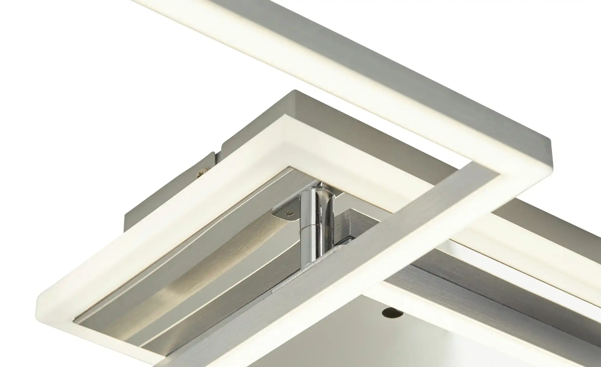 KHG LED-Deckenleuchte, chrom, ´rechteckig´ mit Fernbedienung