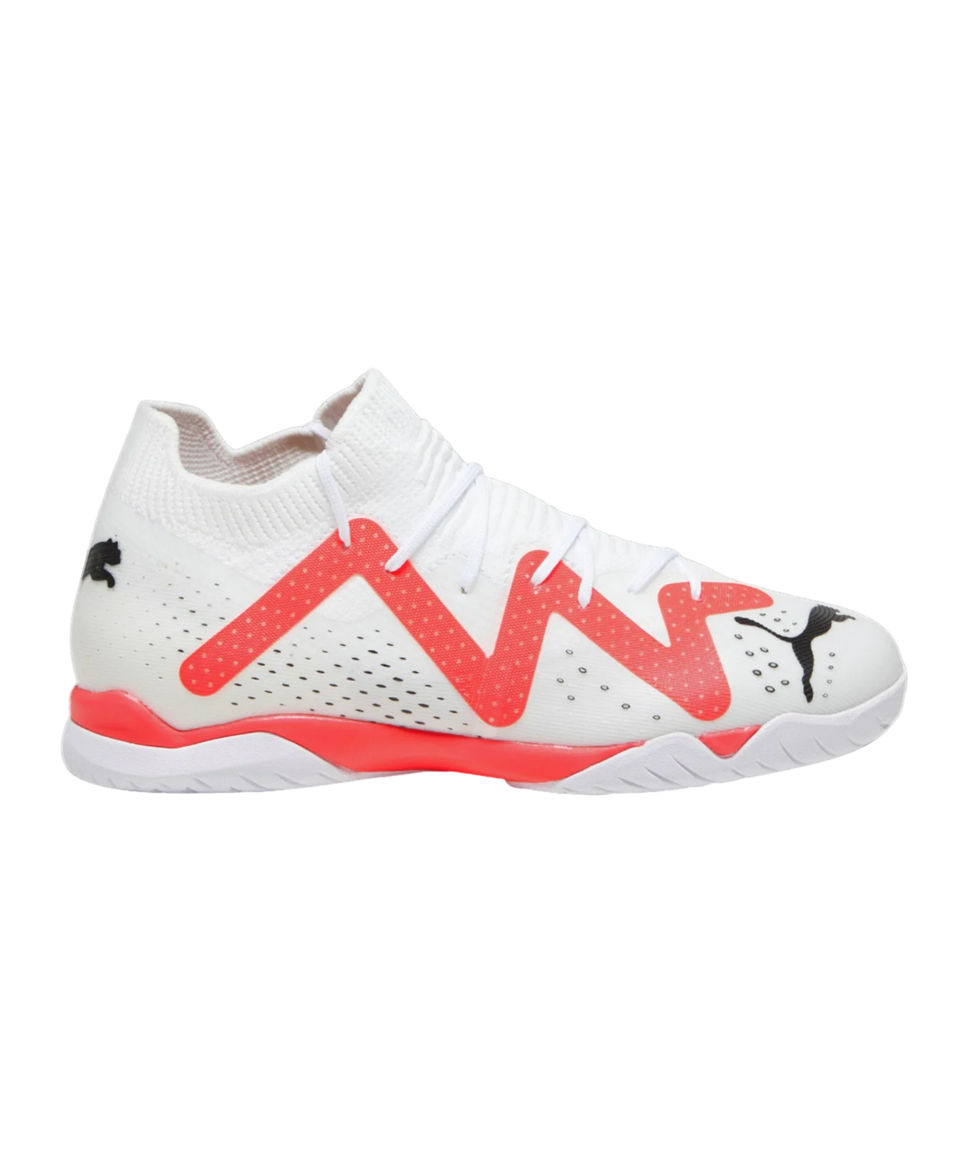PUMA FUTURE Match+ Mid IT Halle Breakthrough Jr Kids Weiss Rot Schwarz F01