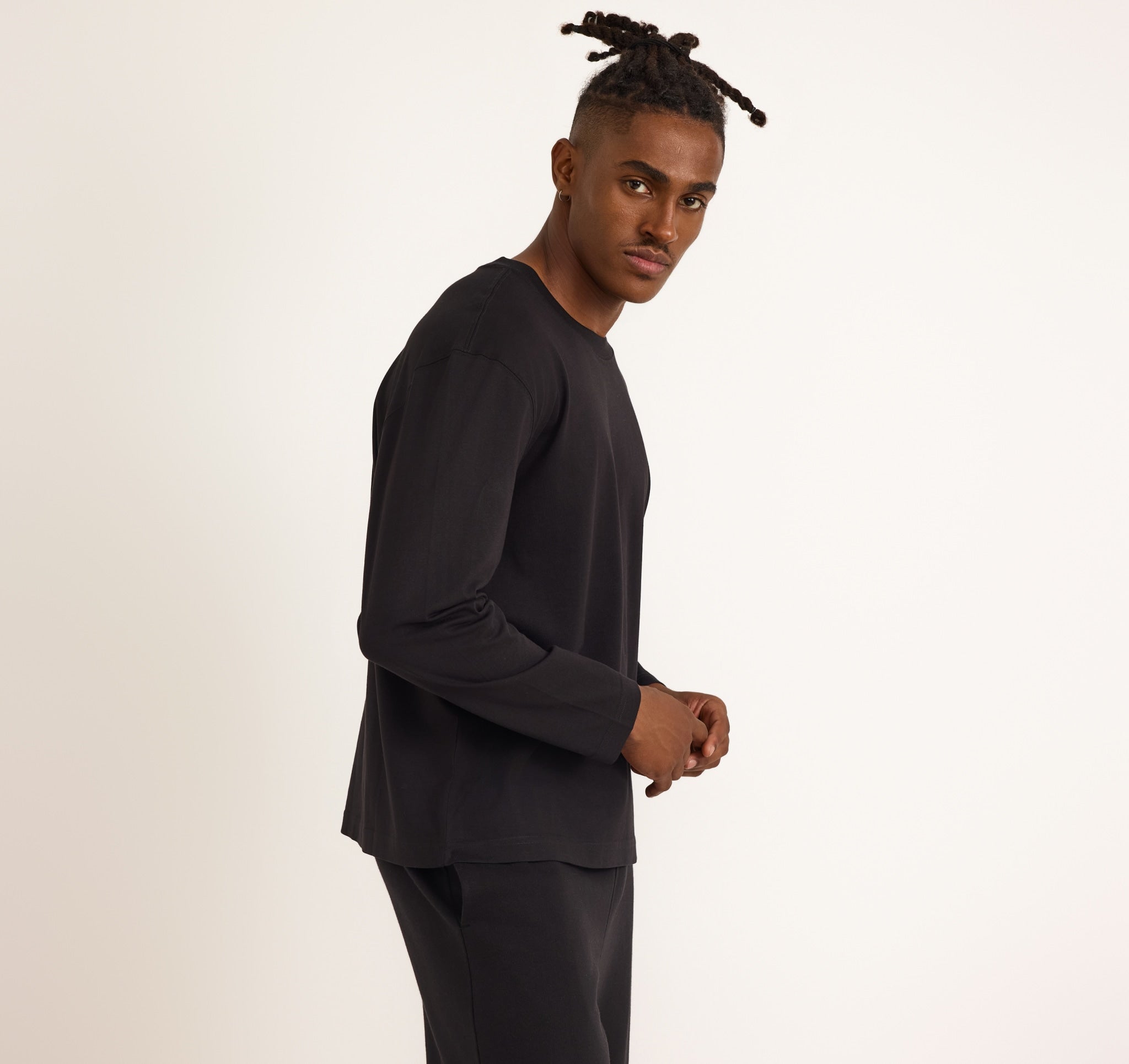 ORGANIC COTTON<br>True Heavy Boxy Fit Long Sleeve Tee