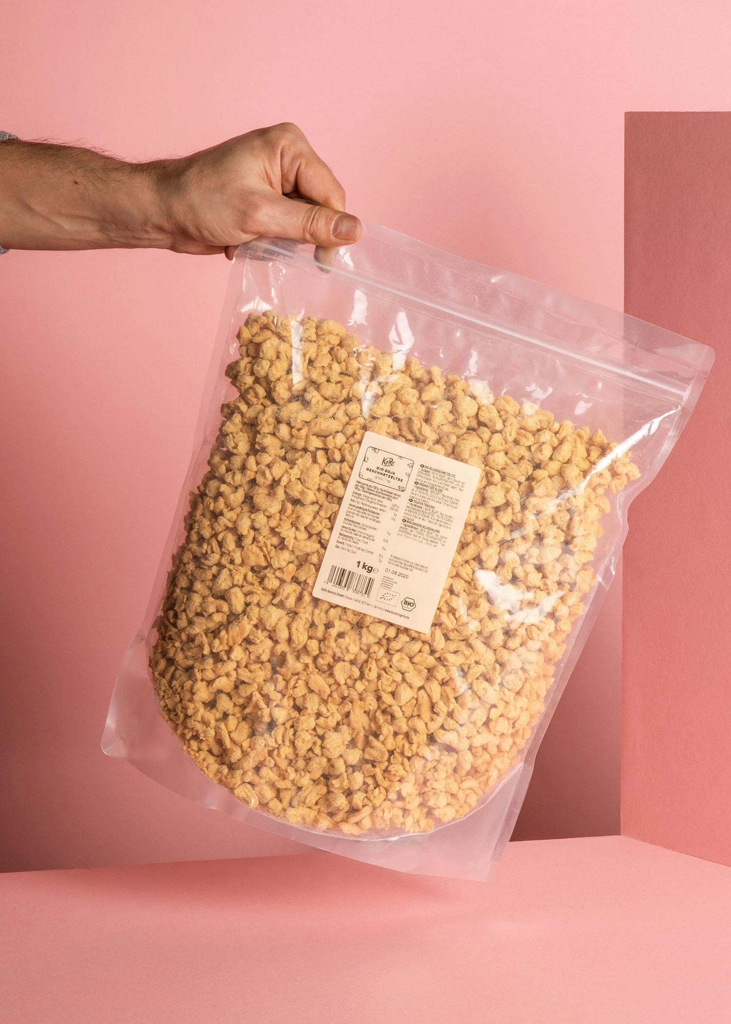 Grobes Bio Soja Geschnetzeltes 1 kg