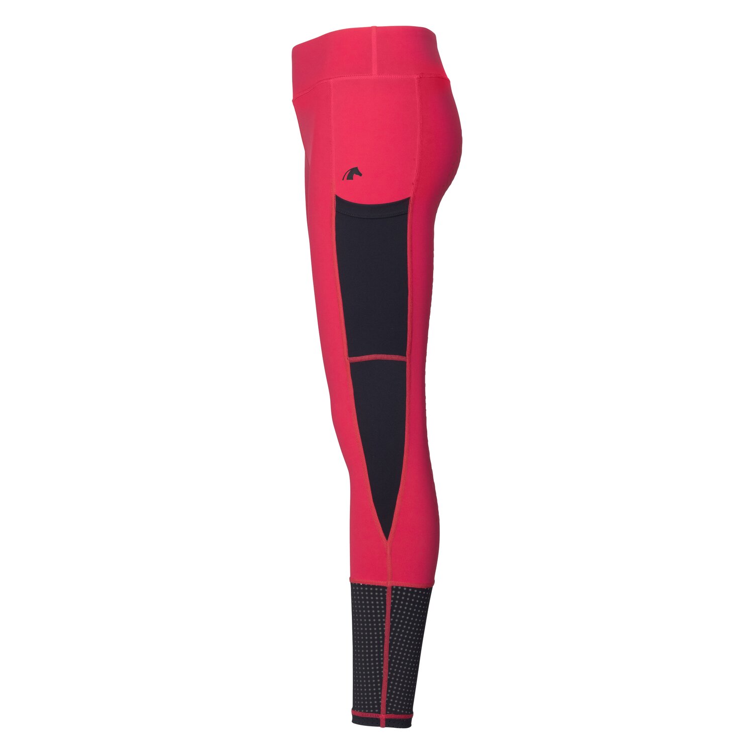 black forest kids Vollbesatz-Reitleggings  - red berry