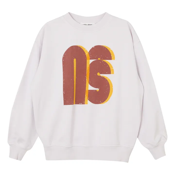 Main Story Sweat Logo Coton Bio | Lilas