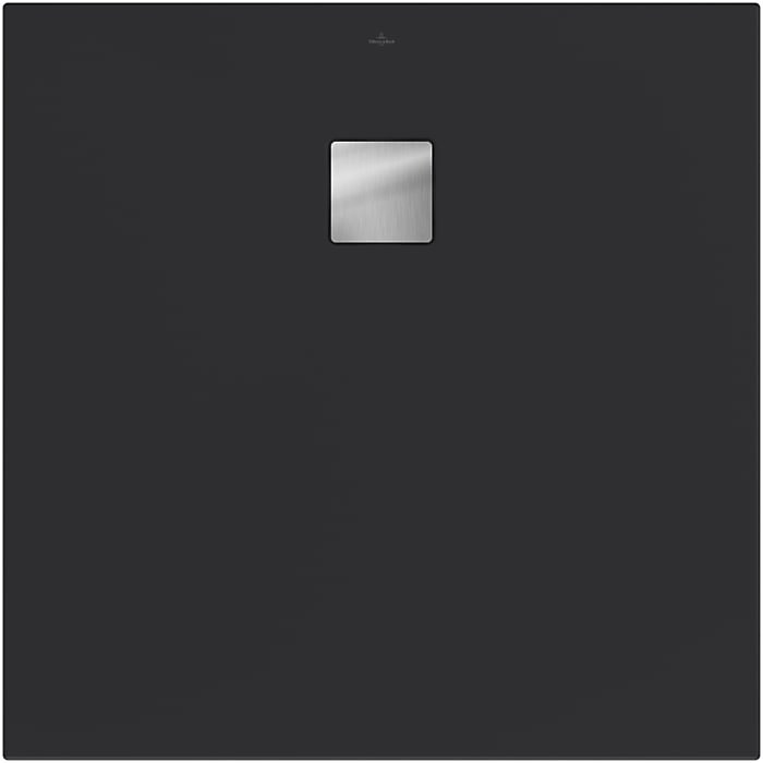 Receveur de douche 100 x 100 cm en acrylique, anthracite mat, Villeroy & Boch Exklusive