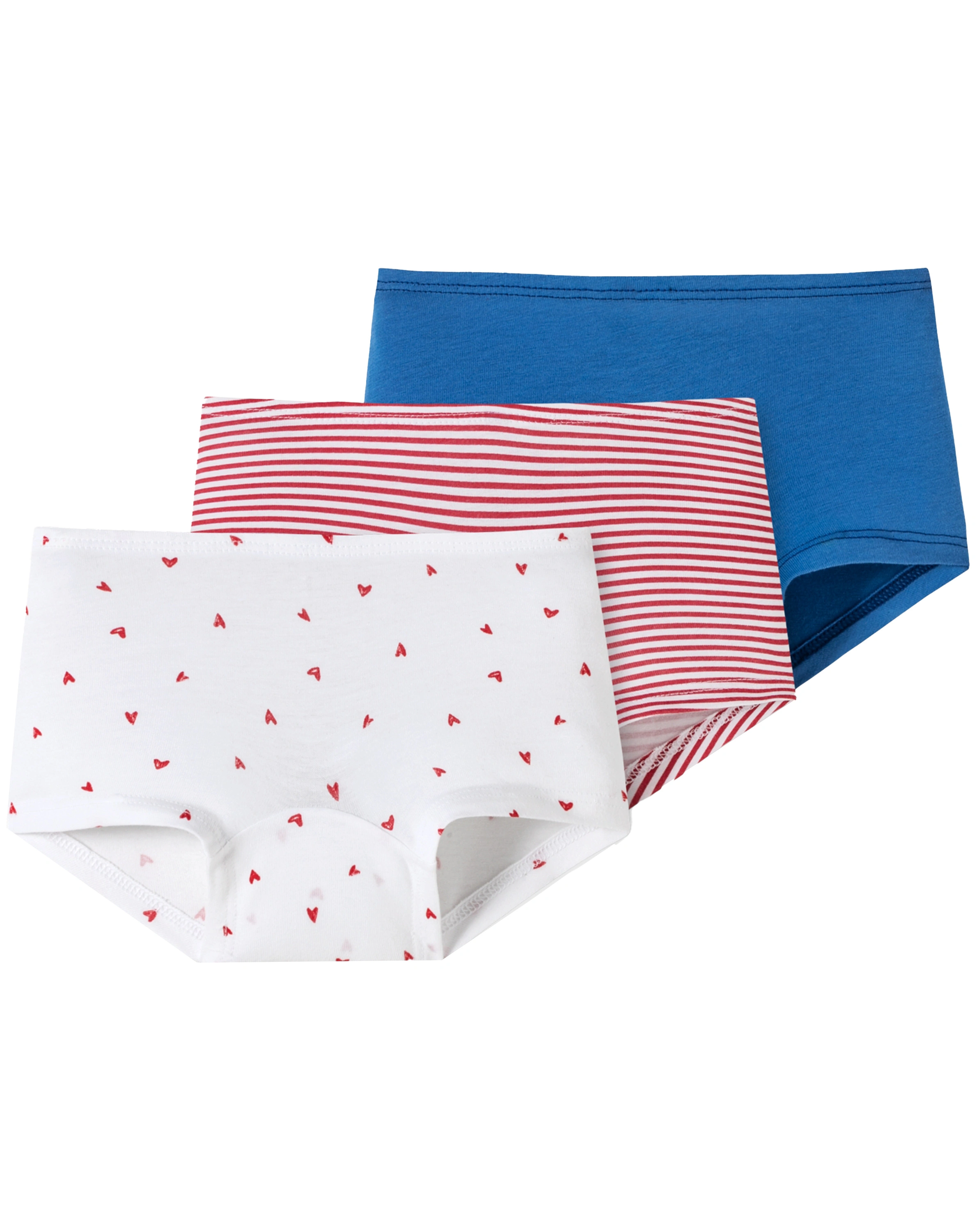 Hipslip HEARTS 3er-Pack in bunt